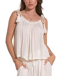 Flowy Swim Cover-Up Tank Top