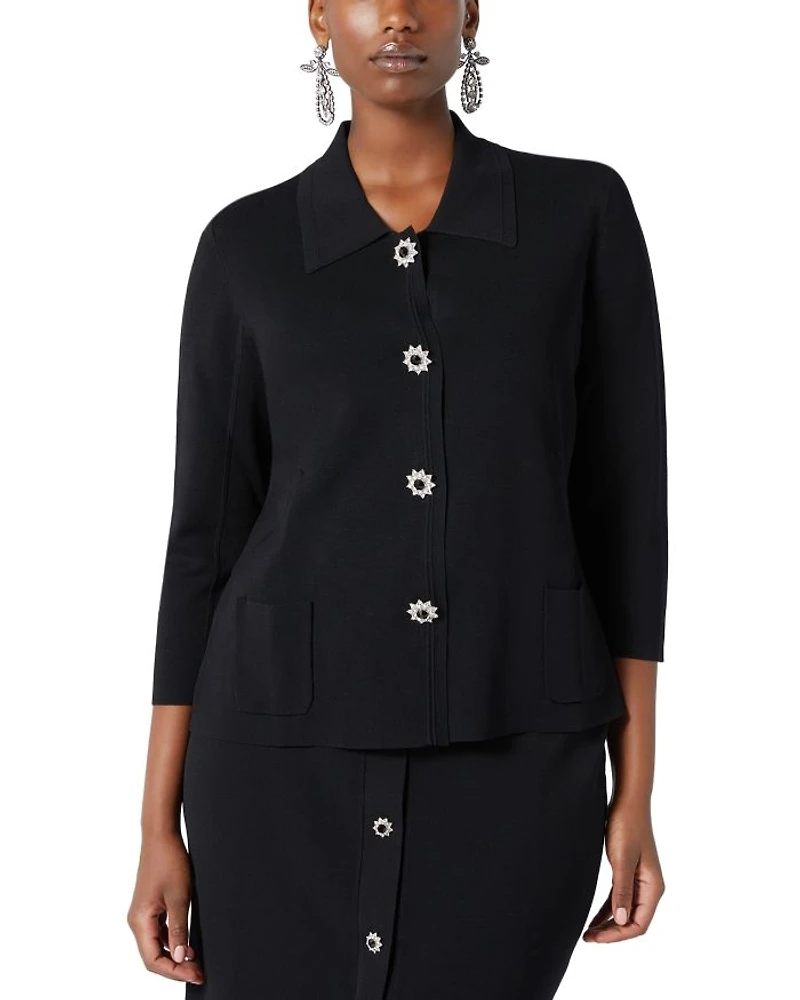 Uscita Comune Star Button Cardigan