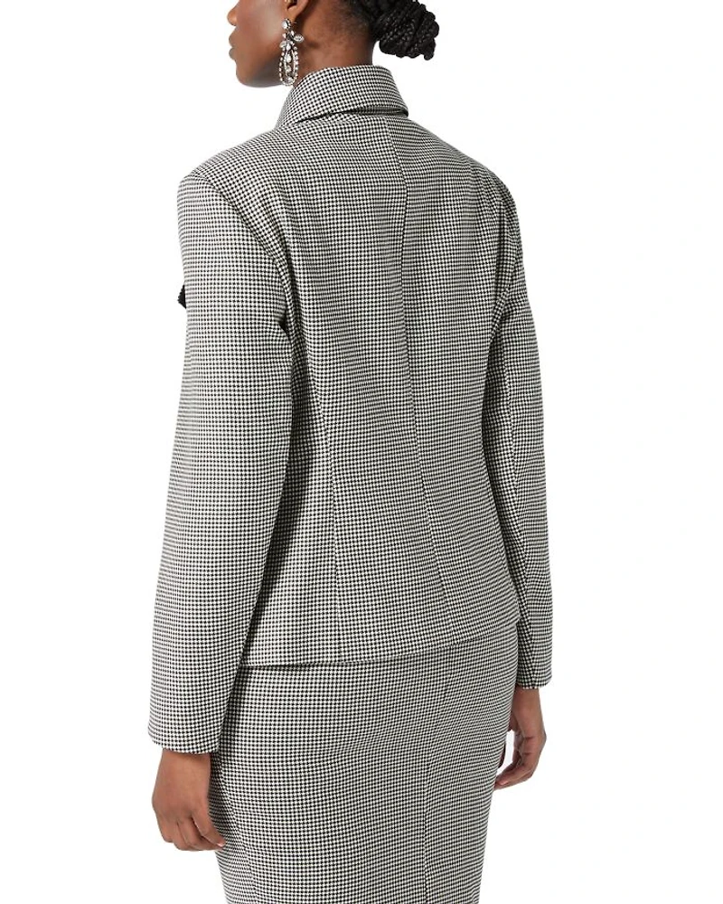 1A Uscita Teglia Houndstooth Jacket
