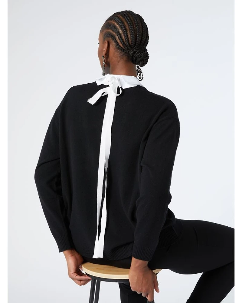 Uscita Talento Removable Collar Sweater