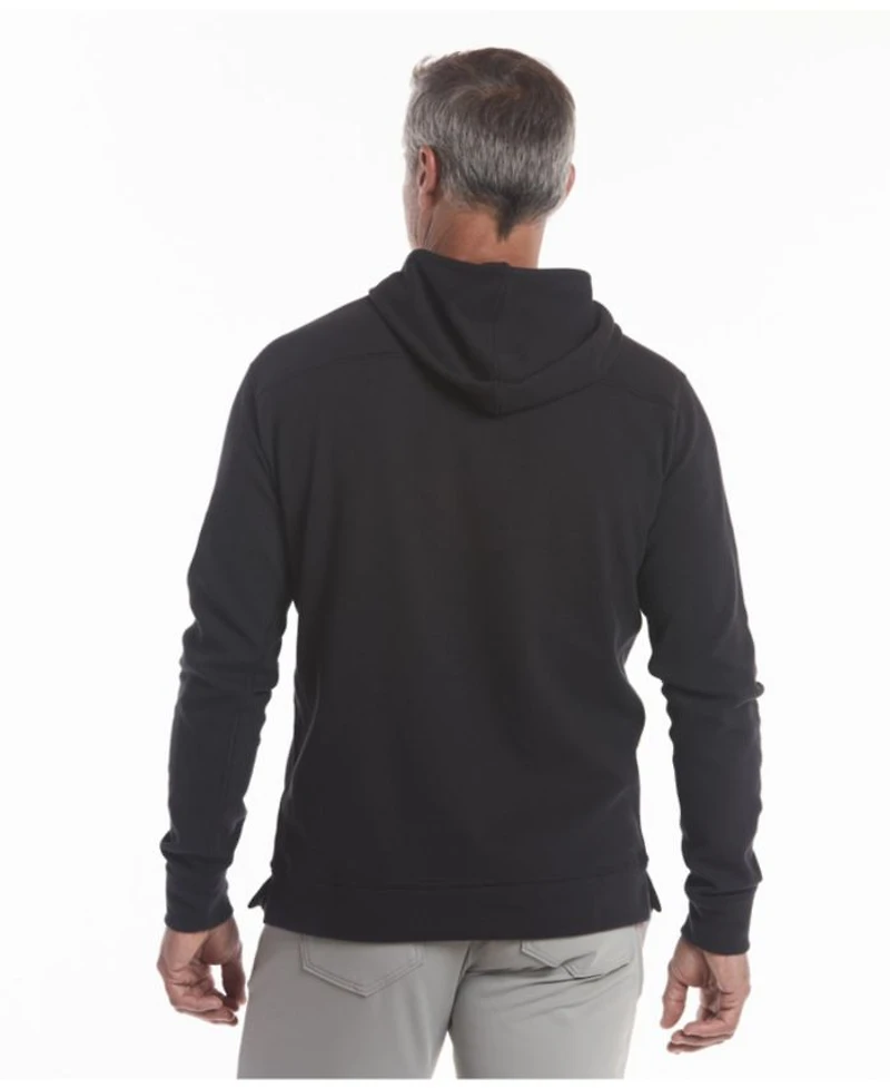 Waffle-Knit Hoodie