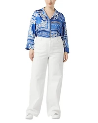 Cesena Wide Leg Jeans Ivory