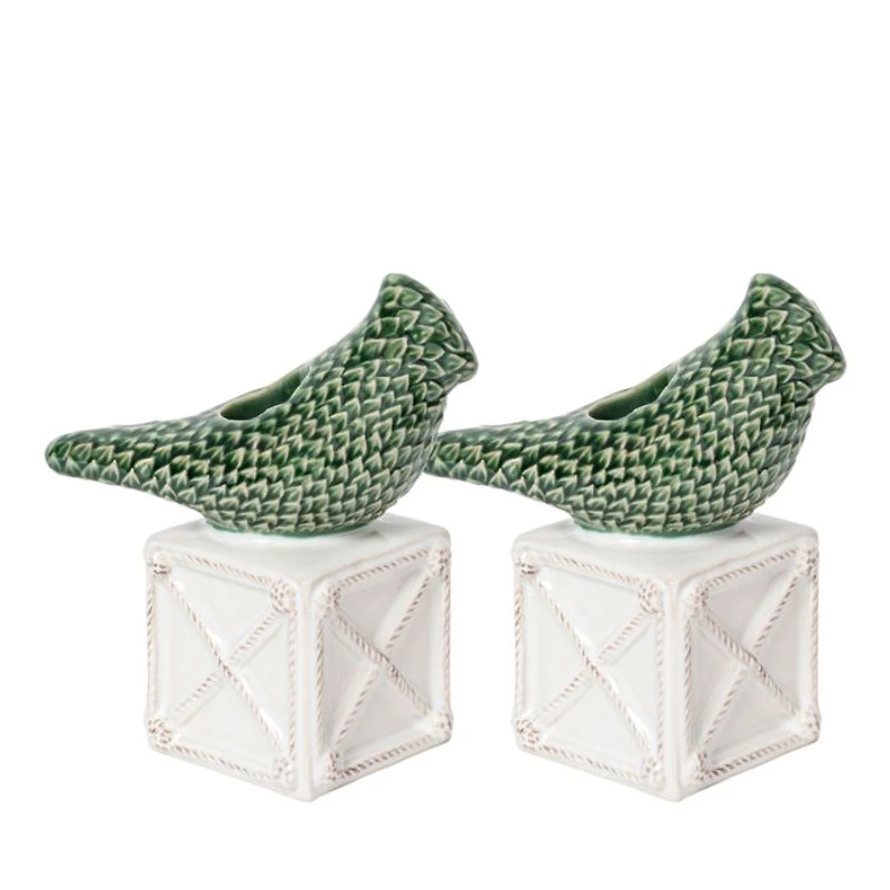 Berry & Thread Bird Topiary Candlesticks, Set of 2