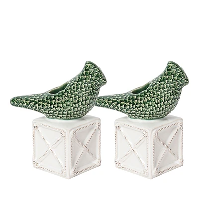 Juliska Berry & Thread Bird Topiary Candlesticks, Set of 2
