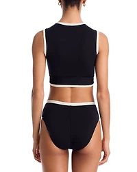 Tierna High Waist Bikini Bottom