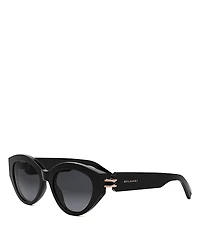 Bvlgari B. Zero1 Oval Sunglasses, 53mm