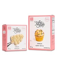 King Street Baking Co Vanilla Cupcake & Cake Mix/Vanilla Frosting Mix Bundle