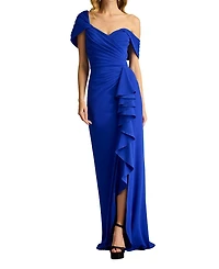 Drea Waterfall Flounce Gown