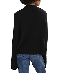 Stevie Cashmere Blend Polo Sweater