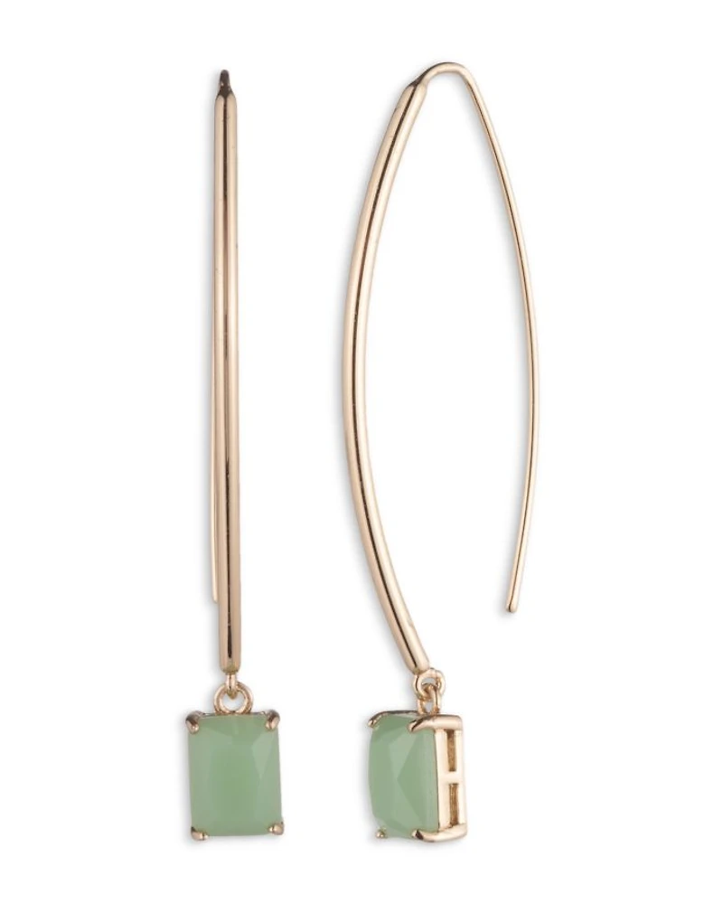 Stone Threader Earrings
