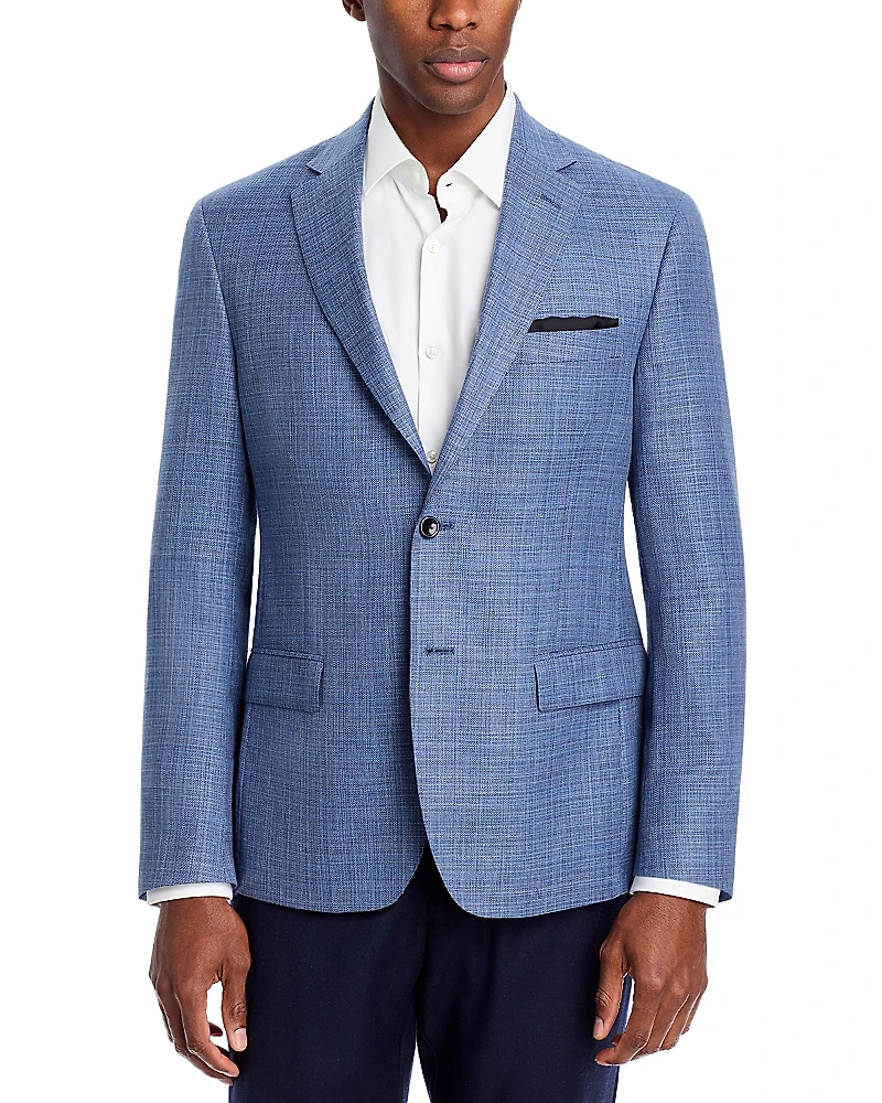 The Men's Store at Bloomingdale's Melange Basketweave Regular Fit Sport Coat - Exclusive
