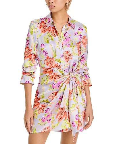 Cinq a Sept Midnight Tulips Mini Dress