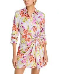 Cinq a Sept Midnight Tulips Mini Dress