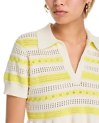 Elvire Knit Polo Sweater
