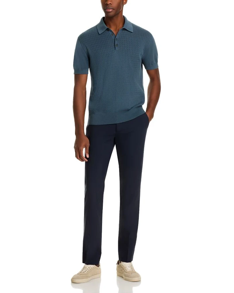 Pointelle Short Sleeve Sweater Polo - Exclusive