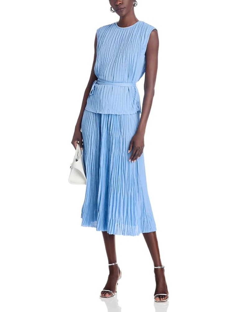 Lyra Pleated Top