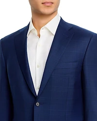 Tonal Plaid Classic Fit Suit