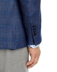 Siena Hopsack Plaid Regular Fit Sport Coat