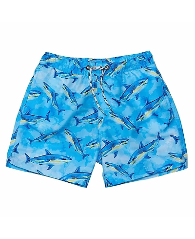 Snapper Rock Boys' Jawsome Waves Swim Short - Little Kid, Big Kid