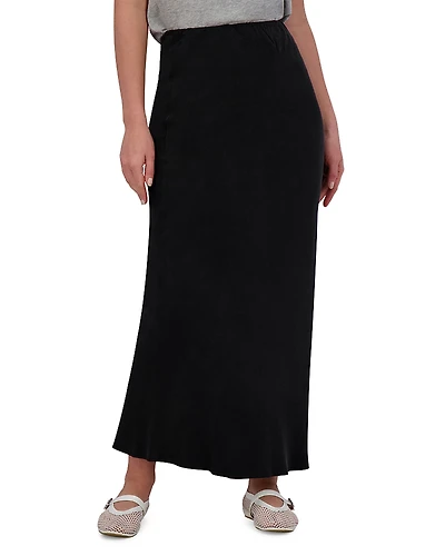 Point Brushed Straight Skirt