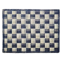 Navy Sinamay Placemats, Set of 4