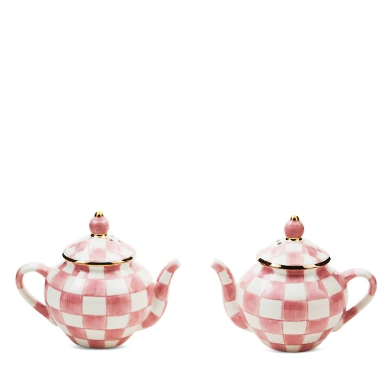 Rosy Check® Teapot Salt & Pepper Set