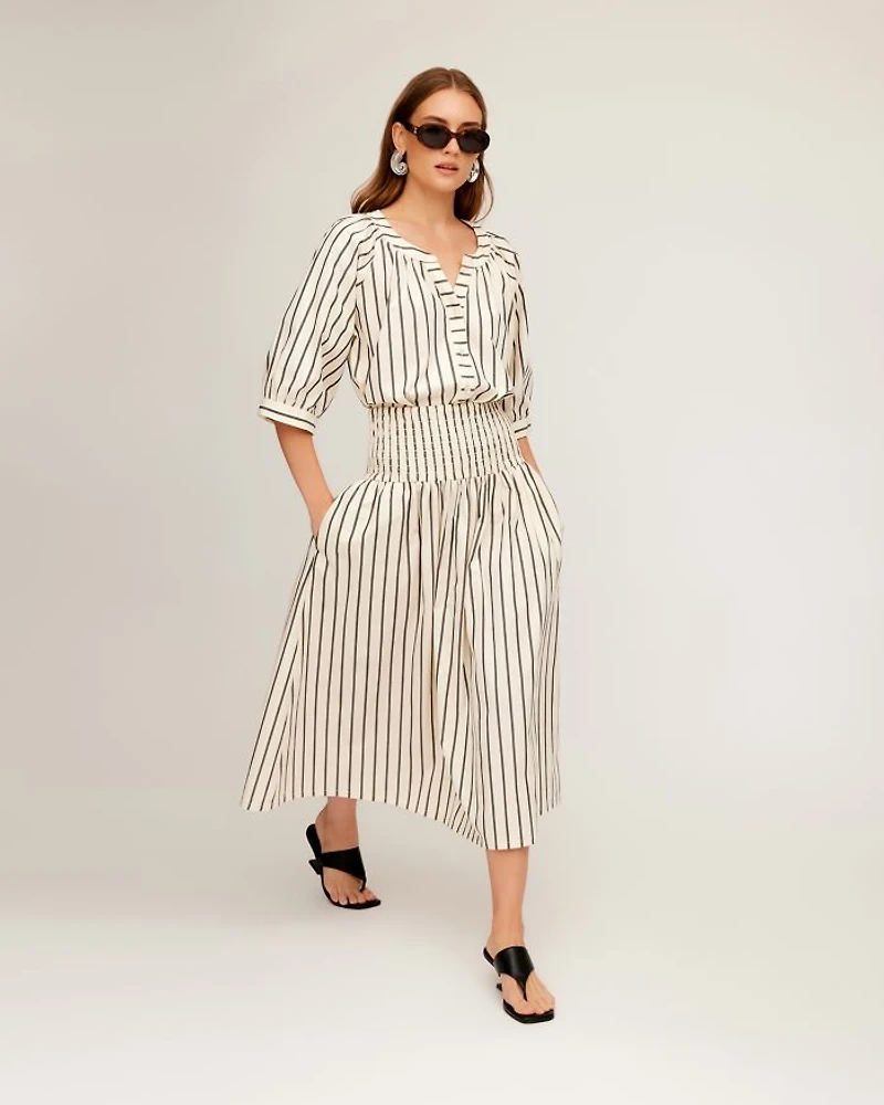 Rhea Striped Skirt