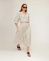Rhea Striped Skirt