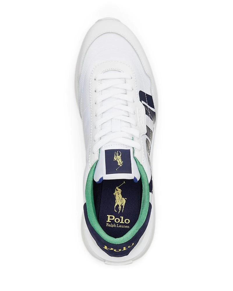 Men's Train 89 Logo Leather & Oxford Sneaker