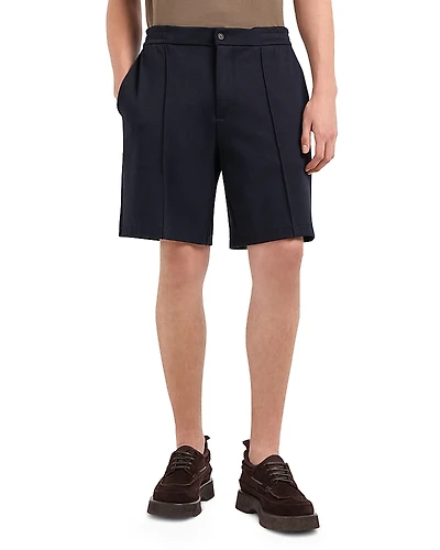 Emporio Armani Textured Elastic Waist Shorts