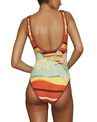 Palm Island One Piece Swimsuit