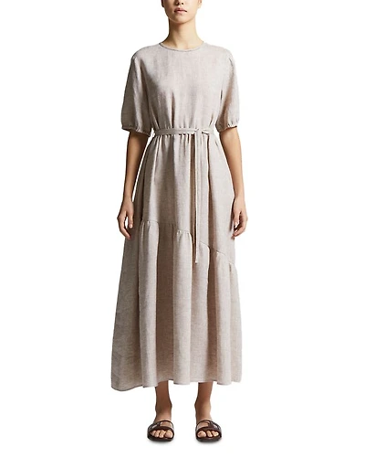 Teardrop Linen Dress
