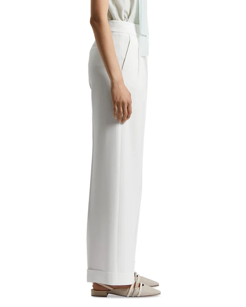 Pleated Palazzo Pants