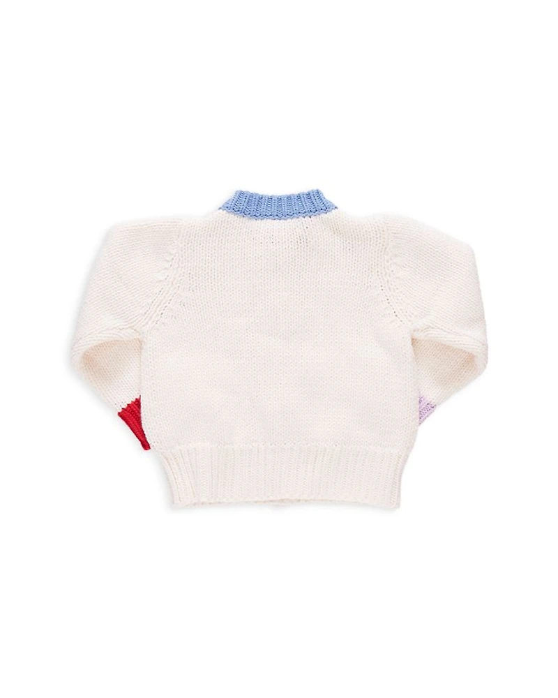 Girls' Cali Color Blocked Cardigan Sweater - Little Kid, Big Kid