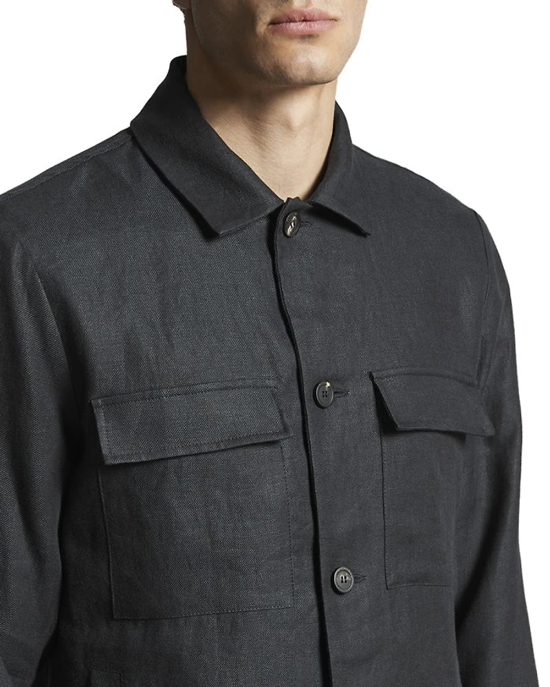 Button Front Overshirt