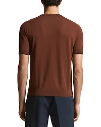 Knit Ribbed Short Sleeve Tee