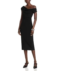 Black Halo Jacqueline Midi Dress