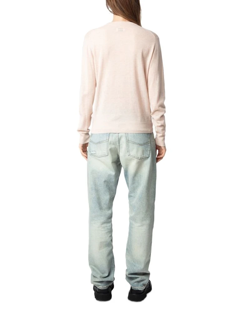 Pravis Cashmere Heart Sweater