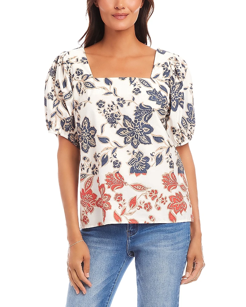 Karen Kane Puff Sleeve Top