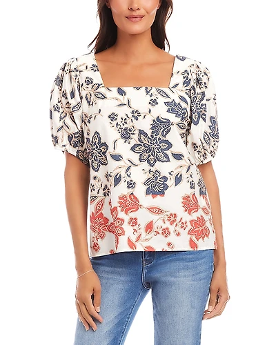 Karen Kane Puff Sleeve Top