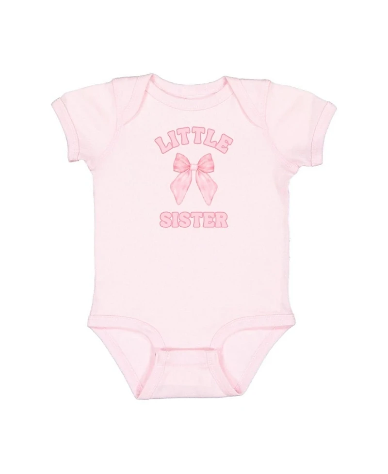 Sweet Wink Sister Bow Short Sleeve Bodysuit - Baby