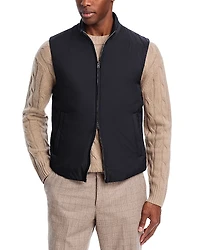 Herno Matte Nylon Vest with Light Padding