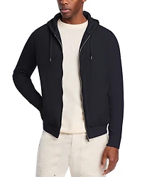 Herno Front Zip Hooded Sweatshirt