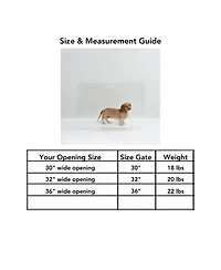 Low Clear Pet Gate Panel