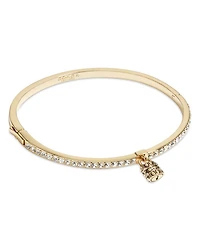 Iconic Crystal Pavé Padlock Tennis Bangle Bracelet