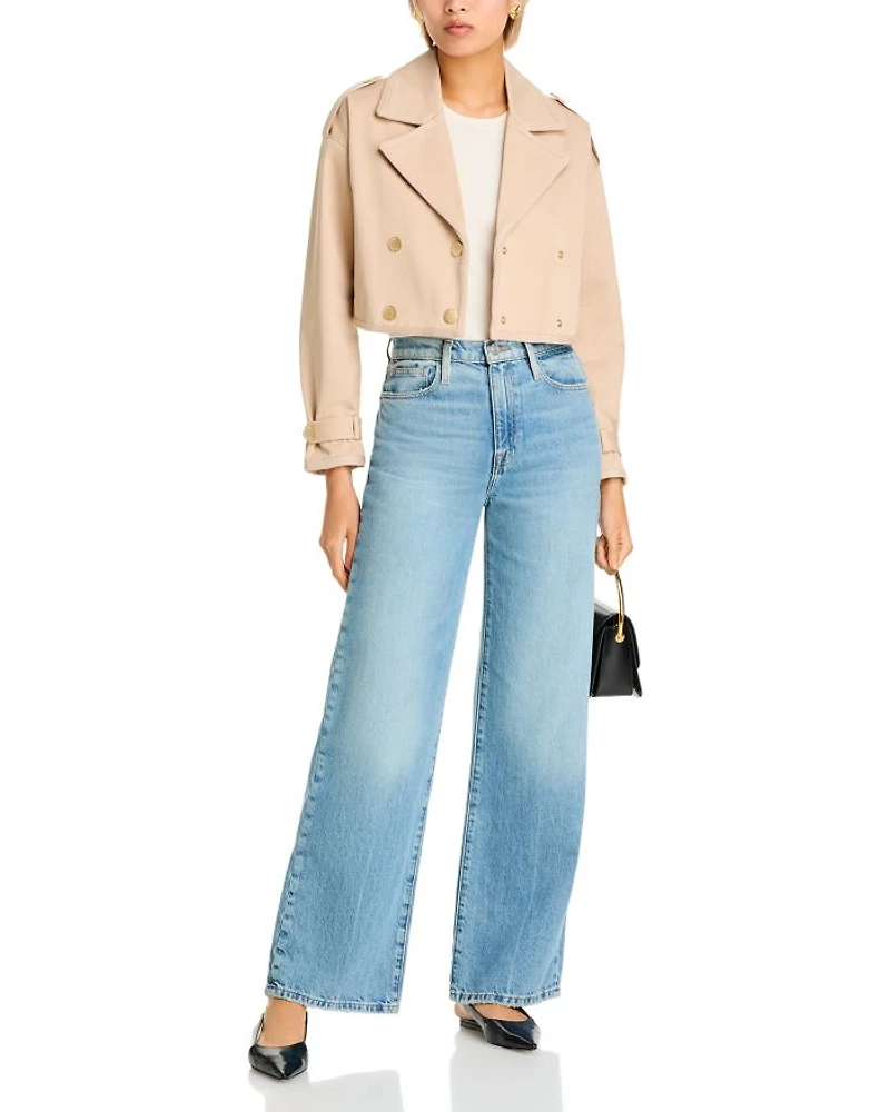 Kento Crop Trench Jacket