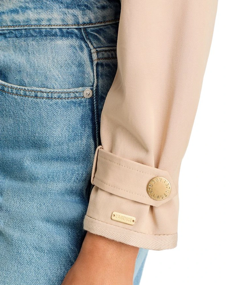 Kento Crop Trench Jacket