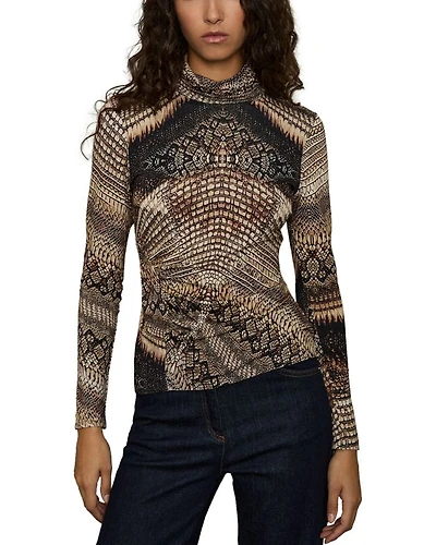 Naomi Snake Print Top