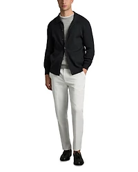 Saint Long Sleeve Fine Rib Button Up Cardigan