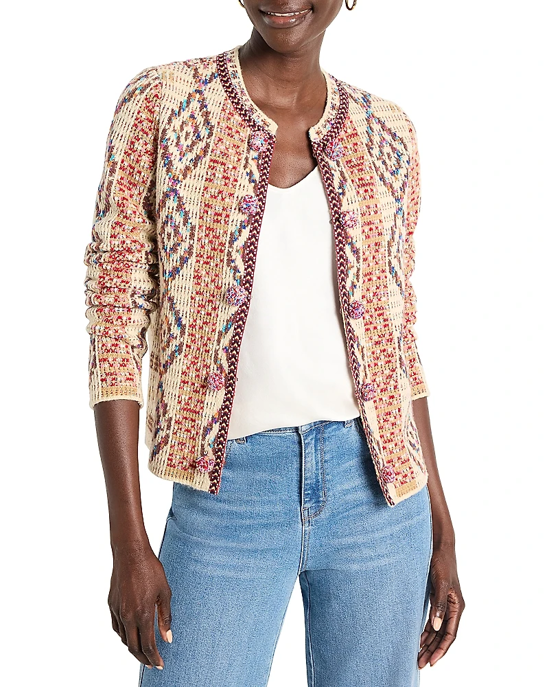Nic+Zoe Color Weave Knit Jacket